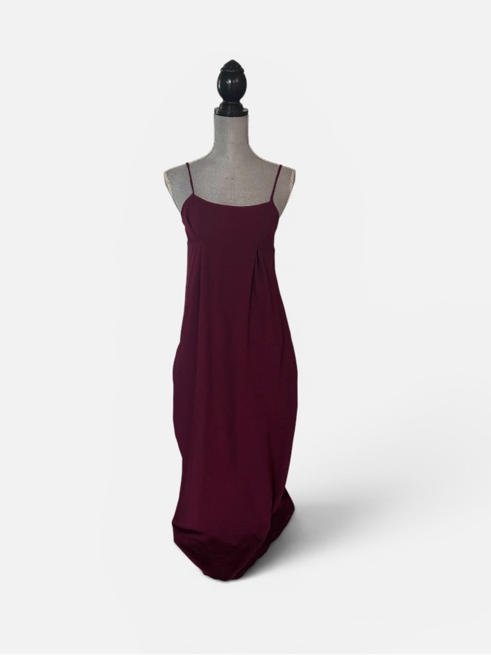 SHEIN Burgundy Spaghetti Strap Maxi Dress